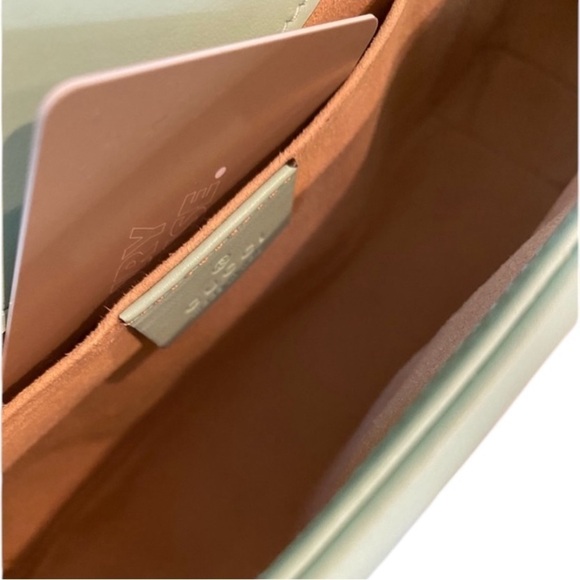 GUCCI GG Marmont Matelasse Leather Crossbody Bag Seafoam with original dustbag - Picture 7 of 15